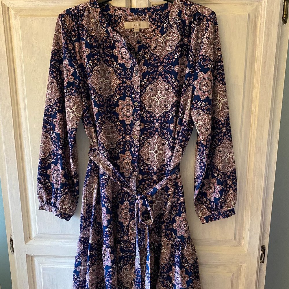 Loft Size M Shirtdress
